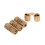Invisible Copper Concealed Hinges 4pcs 12mm for Cabinet DIY Projects 11