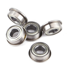 Mini-Edelstahlkugellager 10 Stück F686ZZ Flansch-Doppelschutz 6x13x5mm AU