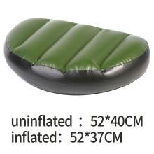 Portable PVC Green Inflatable Boat Seat Cushion for Fishing & Camping Outdoors