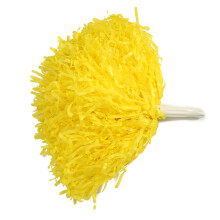 Gelbe Cheerleader-Pom-Poms Set für Sport- und Tanzveranstaltungen, 2 Stück