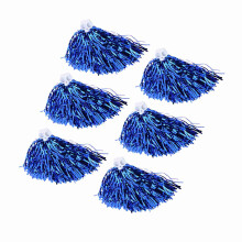 Tanz- und Cheerleading-Pom-Poms Blau Hochwertiges Material Spaßiges Party-Accessoire