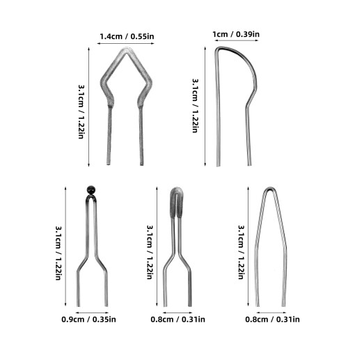 30 Unidades Puntas De Pirograbado Para Madera Y 1