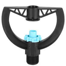 Vandingssprinkler, plastiksprinklerdyse med udvendig gevind for nem tilslutning, jævn vandsprøjtning sikrer tids- og vandbesparelse, ideel til