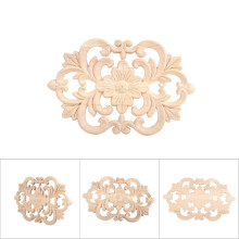 Decorative 22x14cm Wood Onlay for Enhancing Home Furniture