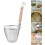 Cesta Colador Inoxidable Con Mango De Madera Para Espaguetis 4