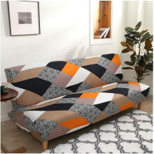 Opvouwbare bankhoes, transformeerbare bankhoes voor banken zonder armleuningen, comfortabele stoffen, elastische spandexstof voor woondecoratie