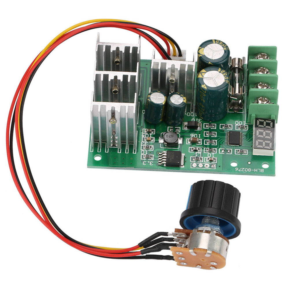 Dc6-60V 30A Pwm Drive Module For Motors Digital Display Adjustable Speed 4211363036100