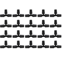 Tropfbewässerungs-Fittings für Gartenbewässerungssysteme, 1/4-Zoll-Bewässerungsschlauch-Schlauchverbinder mit Widerhaken aus UV-beständigem,