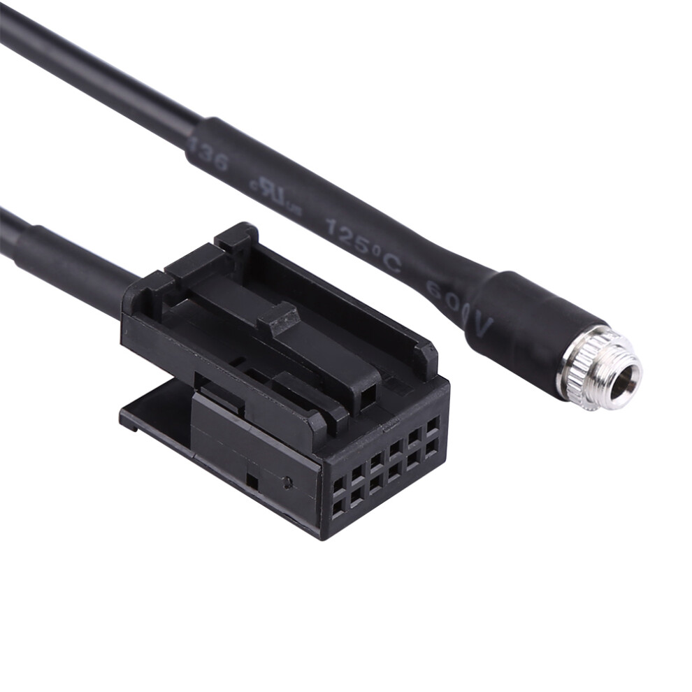 Bmw E85 Z4 E86 E83 X3 Auxiliary Adapter Cable 12 Pin For Car Audio Black 9401363038807