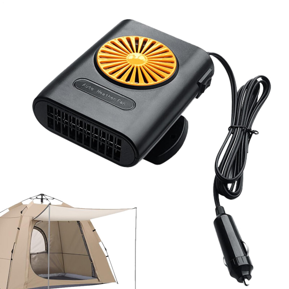 Car Heater Portable 12V Defroster For Car Windshield Auto Windshield Demister Compatible With Trucks Rvs Sedans Orange 9067246929145