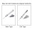 Durable Silver Hand Twist Drill 0.3-3.6mm with 25 Precision Drill Bits 8