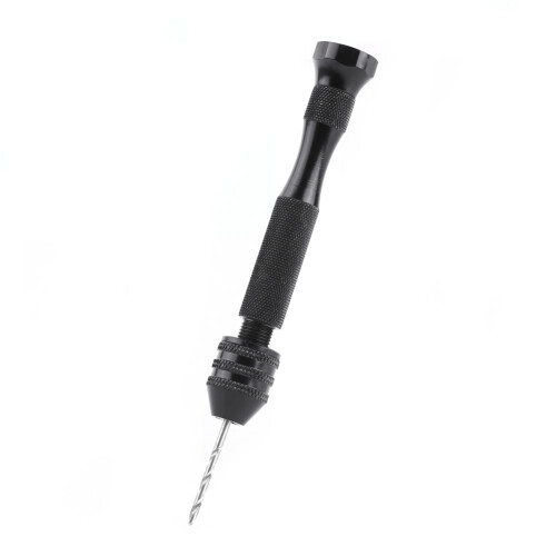 Durable 0.3-3.6mm Hand Drill with 25 HSS Bits for DIY and Craft Use