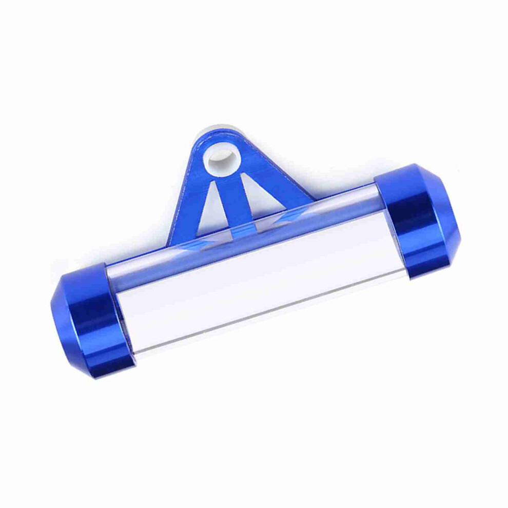 Waterproof Aluminum Motorcycle Tax Disc Holder Tube Blue 8371363040265