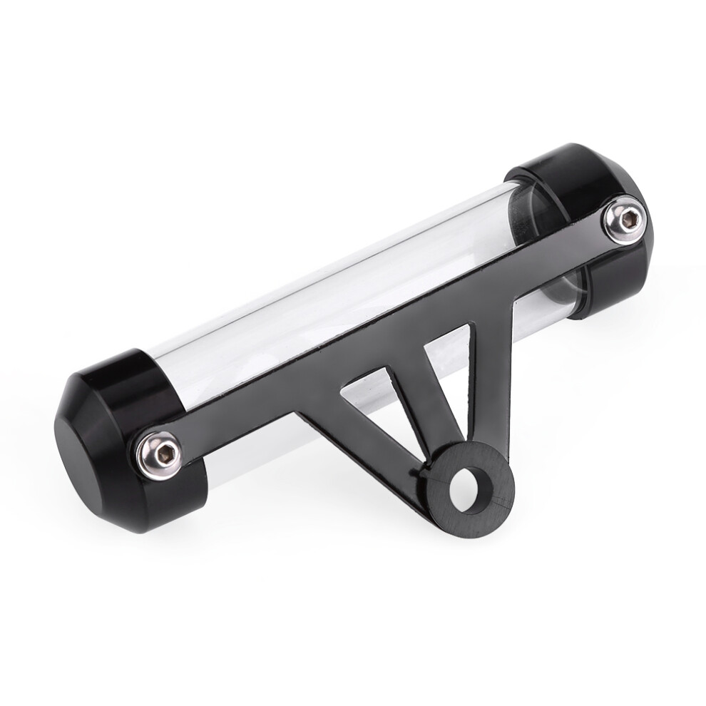 Waterproof Motorcycle Tax Disc Holder Tube - Durable & Stylish Accessory Black 3531363040282