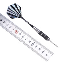 Steel Tip Darts 3 Pcs 155mm Nickel Plated Barrel for Dart Board (L2)