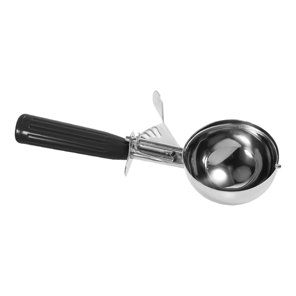 Heavy-duty Stainless Steel Ice Cream and Fruit Scoop with Plastic Handle 4.7cm