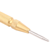 Professionelles Messing-Automatiktiefstempel, Gold, 130 mm