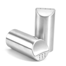 Krydderbokser i rustfritt stål, salt- og bøylesett, speilblank krydderbeholder, LCD-skjerm, raskt termometer, kompatibel design, enkel påfylling,