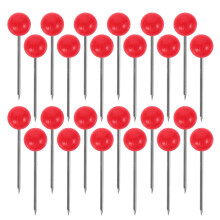 500Pcs Red Head Map Pins Sturdy Pushpins for Maps Cork Boards DIY Use