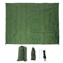 Abrigo para atividades ao ar livre: Lona multifuncional para barraca, resistente e impermeável, ideal para caminhadas, mochilão, redes e praia, com