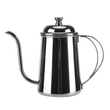 Chaleira de aço inoxidável com bico de ganso, ideal para coar chá ou café, com controle preciso do fluxo de água, resistente à ferrugem, fácil