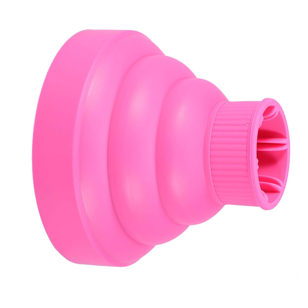 Unisex Pink Compact Foldable Hairdryer Diffuser - Heat Resistant Silicone