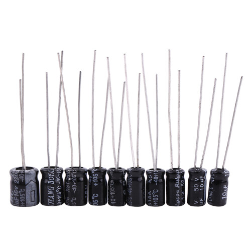 Capacitor Assortment Kit 125pcs 1uF-2200uF 25 Values Electrolytic Capacitors 2