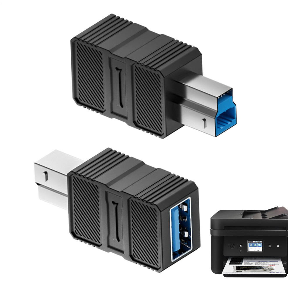 Usb To B Adapter Usb 3.0 Afemale To Bmale Printer Adapter, Plug And Play, Speed Data Transfer For Scanner Dock 9067246930578