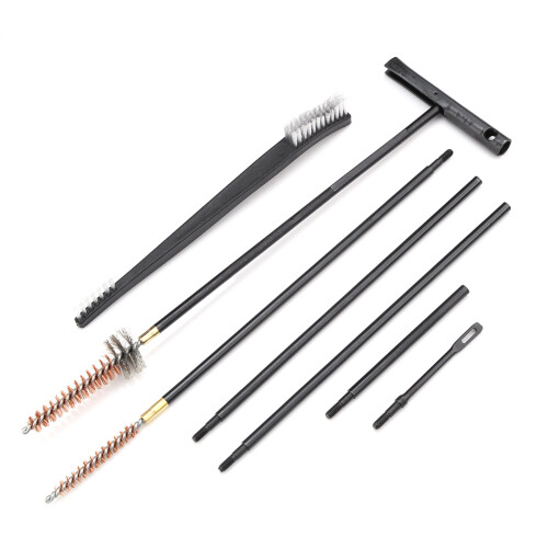 Multi Function Gun Cleaning Kit 12pcs with Clean Rod & Double Ended Brush