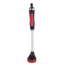 Mangueira de jardim robusta em metal, com múltiplos padrões de pulverização e controle por polegar. Pulverizador ergonômico tipo pistola,