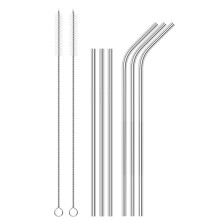 Stainless Steel Wide Straw Drinking, Reusable Metal Straws, for Milkshake, Smoothie and Jumbo Thick Drinks