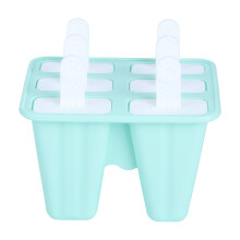 Formas de silicone para picolés caseiros, 6 cavidades, fácil de desenformar, antiaderente e livre de BPA, próprias para lava-louças, ecológicas.