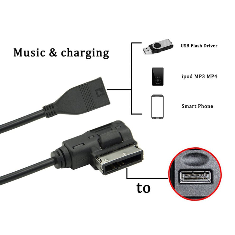 Premium Usb Music Interface Aux Adapter For Q5 Q7 R8 A3 A4 A5 A6 Audi Models 8131363047554