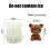 Καλούπι σιλικόνης για 3D Ice Bear, Διακοσμητικά είδη για DIY έργα, Σιλικόνη τροφίμων που 2