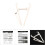 White Body Fat Caliper Skin Fold Tester Precise Slim Measuring Analyzer 5