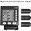 LCD Display Health Tracking Rowing Machine Counter Compact Backlit Model Fitness Speedometer Accurate Exercise Data 3