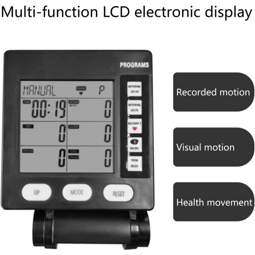 LCD Display Health Tracking Rowing Machine Counter Compact Backlit Model Fitness Speedometer Accurate Exercise Data 2