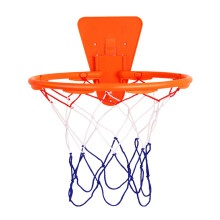 Basketball Hoop Rim and Net, Indoor Outdoor Replacement Rim Kit, Wall Mount, 34 Cm / 13.39 In, Net Bag Included