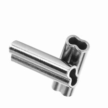 100pcs 1.4mm Double Barrel Copper Tube Crimp Sleeves #3 for Wire Termination