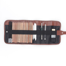 18Pcs Sketching Pencils Charcoal Eraser Paper Pen Drawing Set