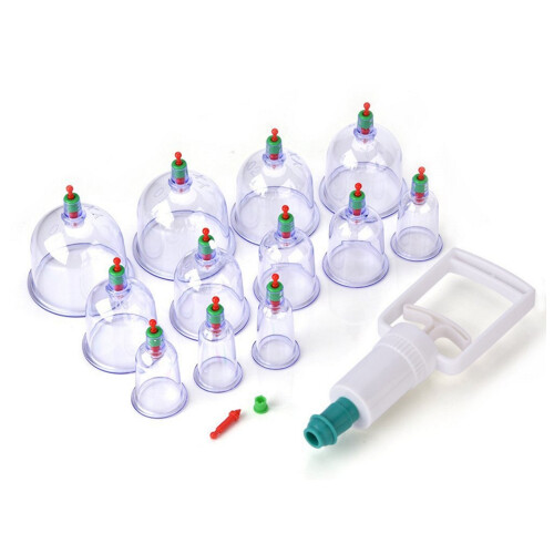 12 Pcs Transparent Chinese Cupping Therapy Set | Multi-Size, Eco-Friendly 2