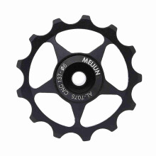 Schwarzes 13T Aluminium-Schaltwerkrollen für Mountainbikes