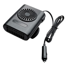 Car Heater Portable 12V Portable Window Defroster For Vehicles, Trucks, RVs And Campers, Heating And Cooling Fan Black