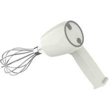 Leicht zu reinigender Handmixer, robustes Material aus ABS und Edelstahl, rutschfester, kabelloser Schneebesen für komfortable Einhandbedienung
