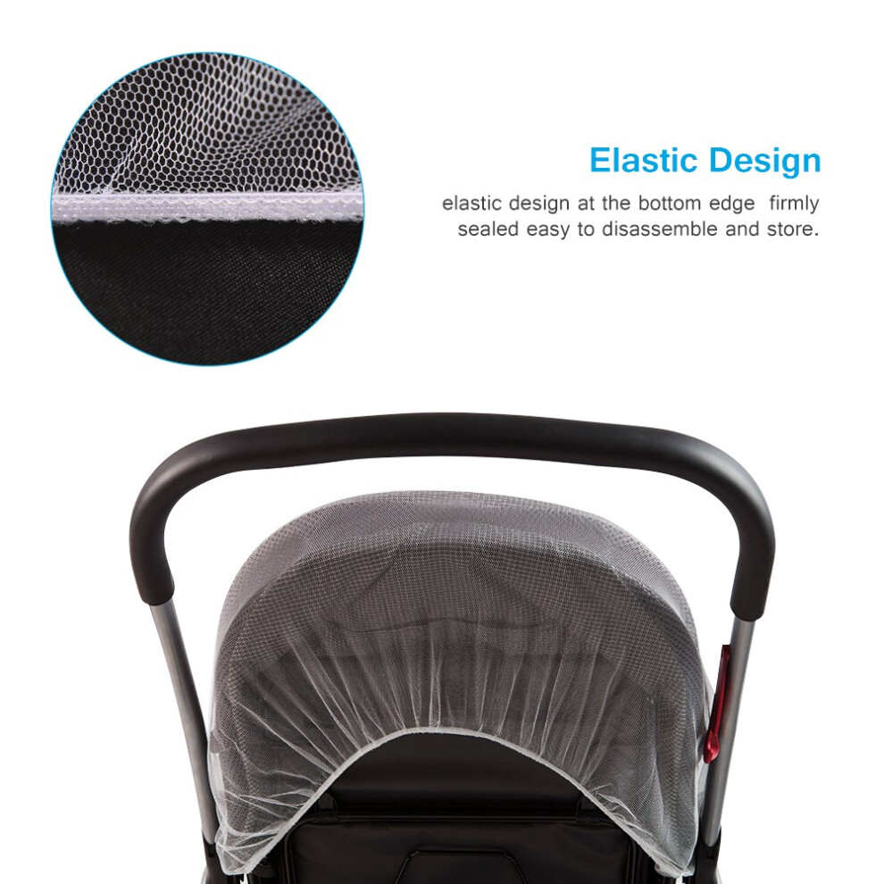 Safe Mesh Pram and Stroller Mosquito Insect Net - Quick Setup
