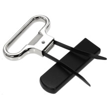 Deschizător de vin din oțel inoxidabil, pentru deschizătoare de plută, pentru deschideri de sticle standard și mari, mâner ergonomic, material
