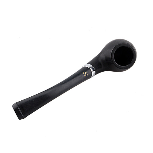 Small Vintage Portable Smoking Pipe Cigar Tool Gift, Black 2
