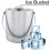Διπλός κάδος πάγου για δροσιστικά ποτά, ψυγείο από ανοξείδωτο ατσάλι υψηλής 5
