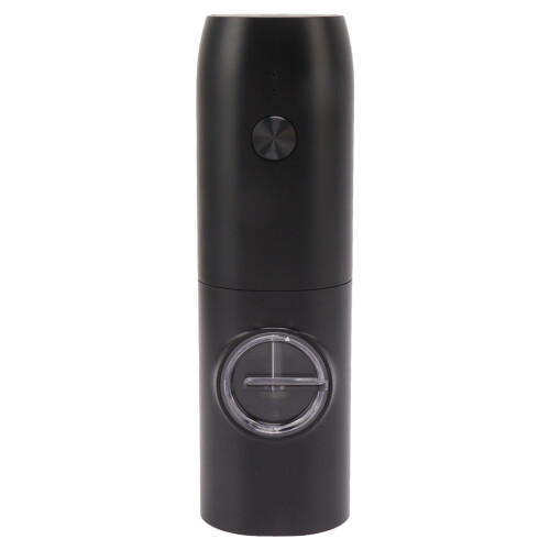 Moedor elétrico de sal e pimenta com ajuste de moagem, cabo USB tipo C recarregável, operação automática com luz LED, design compacto e 1