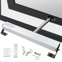 Electric Window Opener With Remote Control Low Noise AntiTheft For Skylights And Greenhouses 400mm